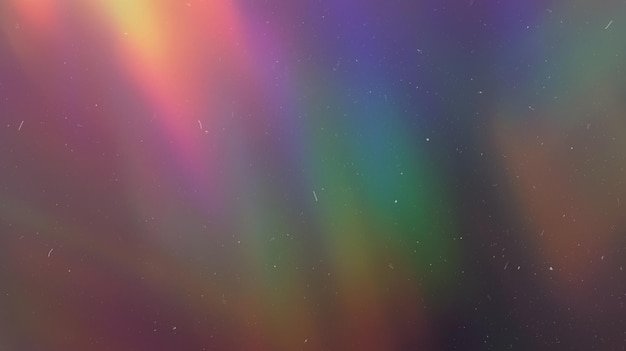 Farbige staubige holographische Regenbogenflammen Überlagerungseffekt