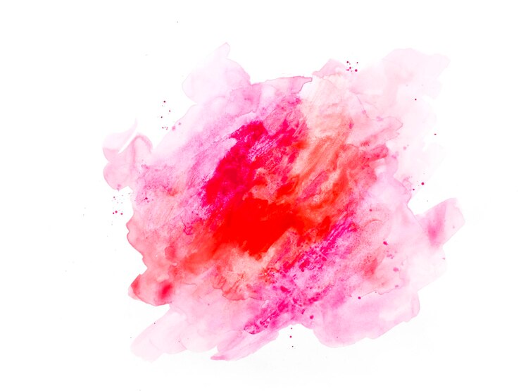 Foto farbige verschmierte farbe auf weißem hintergrund