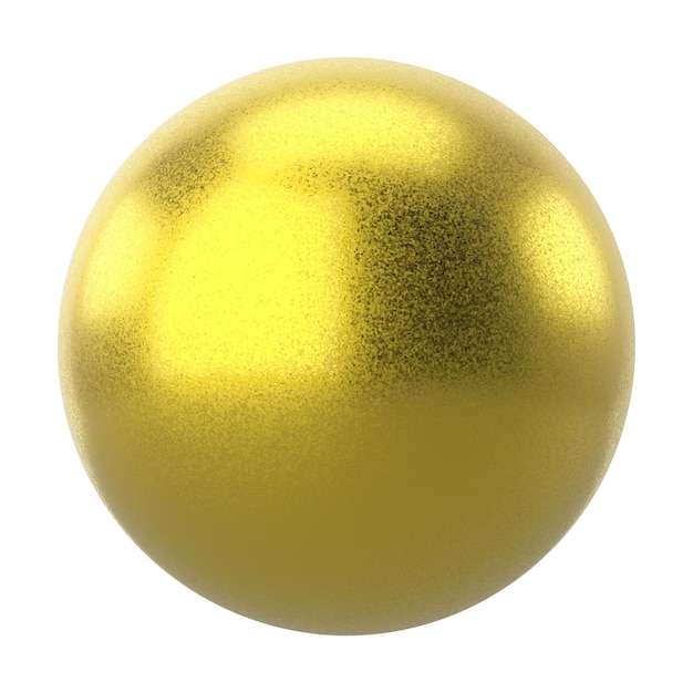 Farbige Weihnachtsball 3D-Illustration