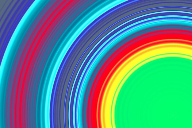 Farbiger abstrakter Hintergrund mit kreisförmigen Linien