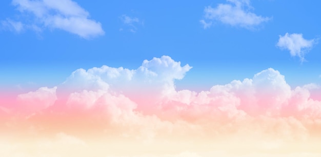 Farbiger Himmel im Sommer Hintergrund