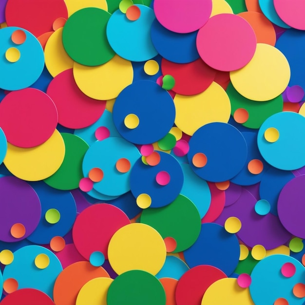 Foto farbiger konfetti-hintergrund valentinstagskonzept selektiver fokus