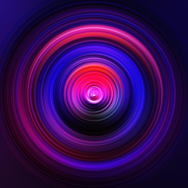 Farbiger Radialbewegungseffekt Abstrakt abgerundeter Hintergrund Farbkurven und Kugel Farbgradientringe und Kreise Tapeten Farbige Textur Hintergrund und Banner