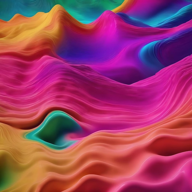 Farbiger Textur-Hintergrund Neonfarben Hintergrund mit Textur 3D-Flüssigkeit minimaler moderner Hintergrund