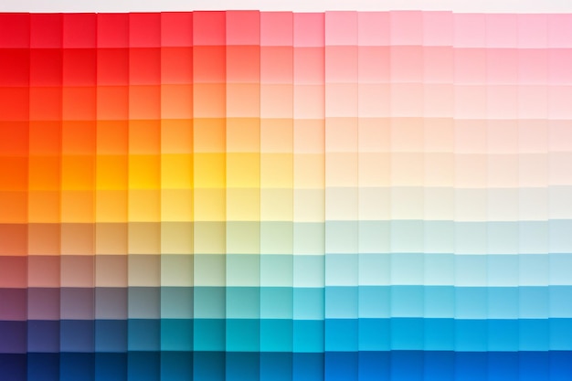Foto farbskala im gradienten
