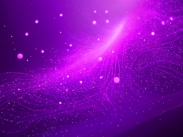 Farbverlauf violett leuchtende Partikel Hintergrund
