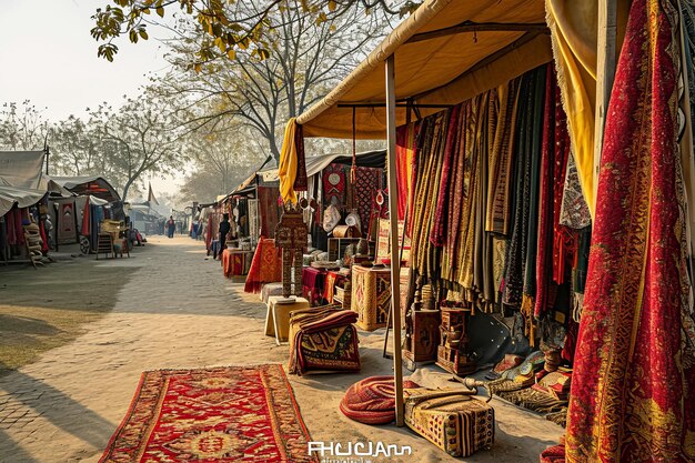 Faridabad Surajkund Indien Februar 2020 Internationale Handwerksmesse von Surajkond