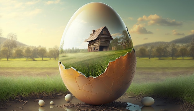 Farm Egg Chicken Egg UI und UX