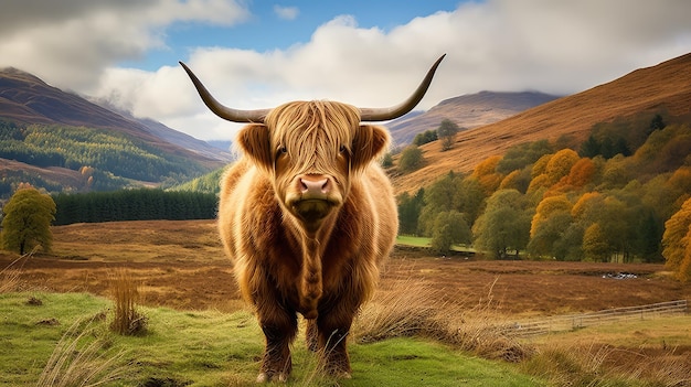 Farm Schottland Hochland Kuh