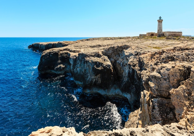 Faro de Capo Murro di Porco Siracusa Sicilia Italia