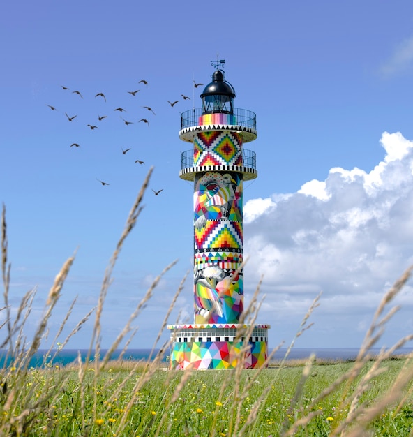 faro de ajo en cantabria espana