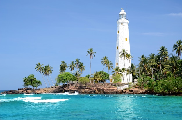 Faro de Dewundara en Matara Sri Lanka