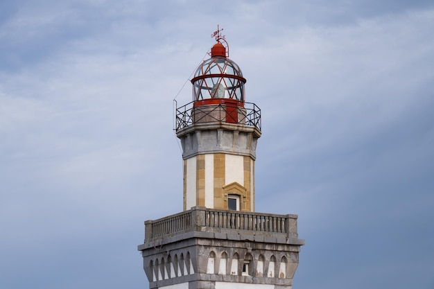 Foto el faro de higuer en hondarribia