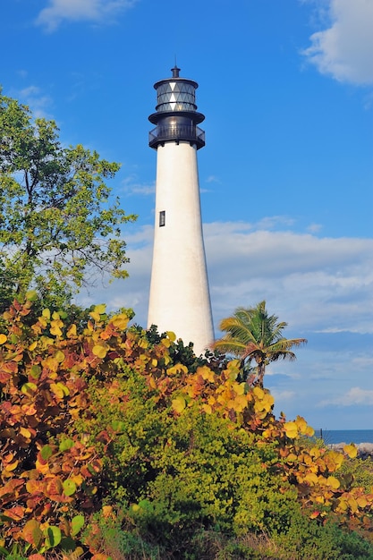 Faro de luz de Cabo Florida Miami