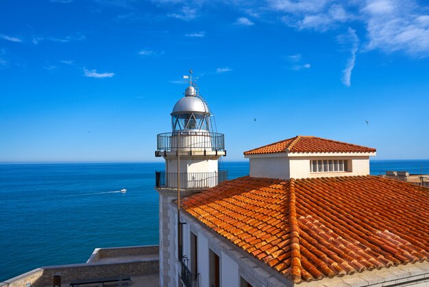 Faro de Peñiscola en castellon españa