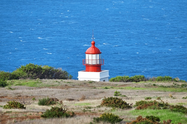 Faro en Ponta da Pargo Madeira Portugal