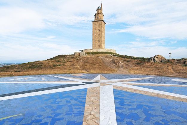 Foto faro torre de hércules la coruña galicia