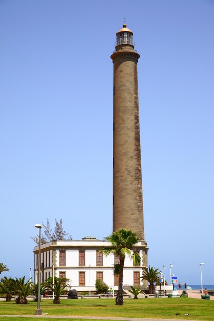 Farol na ilha de Maspalomas Gran Canaria