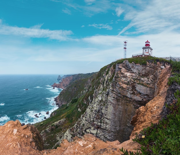 Foto farol no cabo roca, portugal