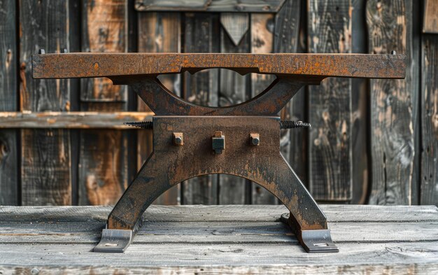 Foto farrier39s anvil stand com altura ajustável