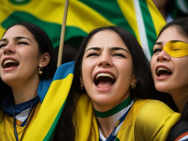 Foto fãs de futebol femininas