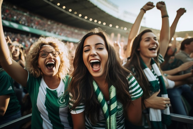 fãs de futebol feminino