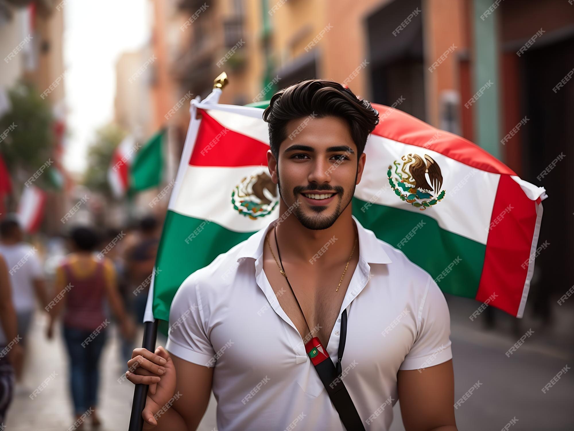 Fan De Futebol Mexicanos No Quadrado Vermelho Em Moscou Sombreiros