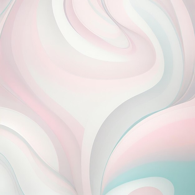 Un fascinante patrón abstracto con una suave mezcla de ensueño de tonos pastel.