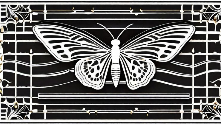 Foto los fascinantes patrones en las alas de las mariposas