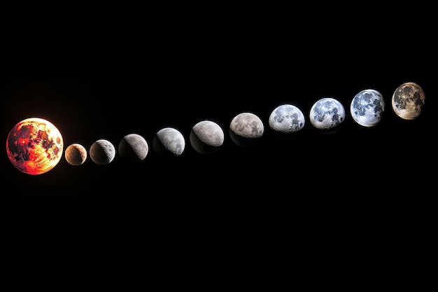 Las fases de la luna para la educación científica