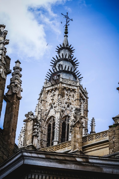 Fassade der Kathedrale, Tourismus, Toledo, berühmteste Stadt in Spanien