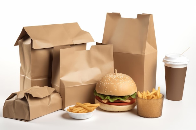 Fast-Food-Boxen Generieren Sie KI