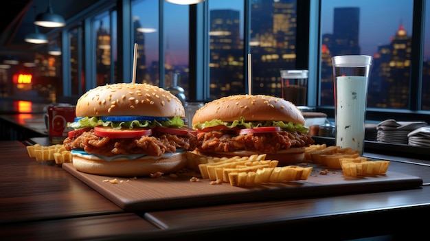 Fast Food Concept Greasy Fried Restaurant Imagens de fundo Hd Papéis de parede Imagem de fundo