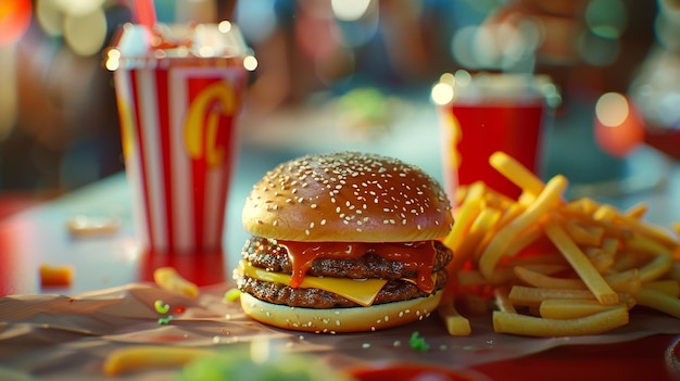 Fast-Food-Extravaganza-Werbung