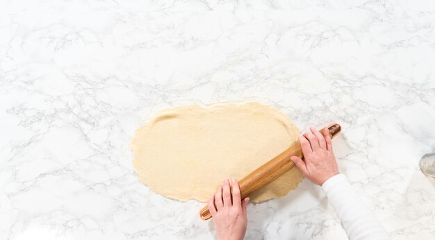 Faszinierende Aufnahme von noyeast Zimtrollen-Cupcakes