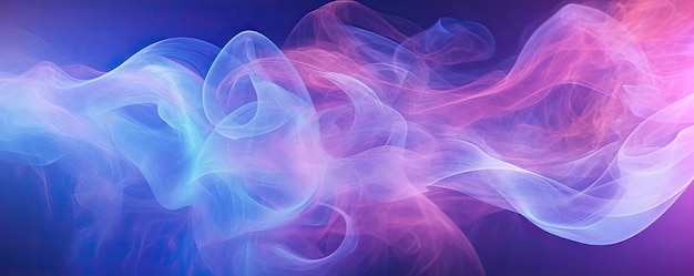 Faszinierende Wirbel aus Rauch und Nebel in mystischen Farbtönen, die das Panorama verwirbeln