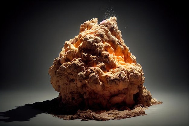 Fatberg 3D realista generado por la IA