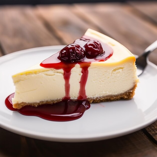 Fatia de New York Cheesecake