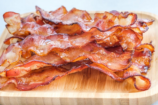 Foto fatias de bacon