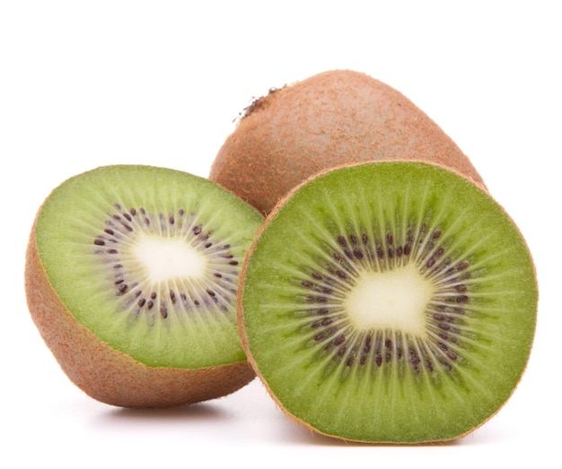 Fatias de kiwi metade