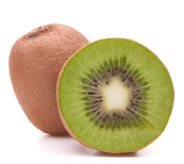 Fatias de kiwi metade