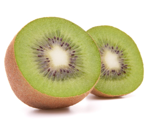 Fatias de kiwi metade