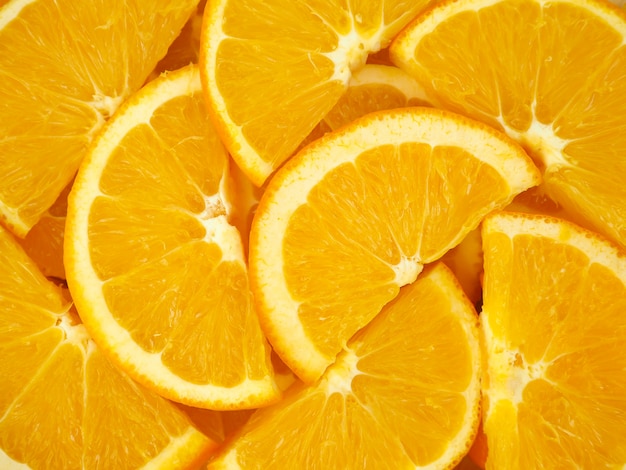 Fatias de laranja como textura de fundo