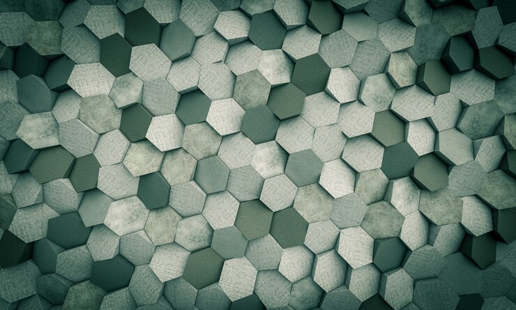 Foto favo de mel, fundo de textura de parede 3d