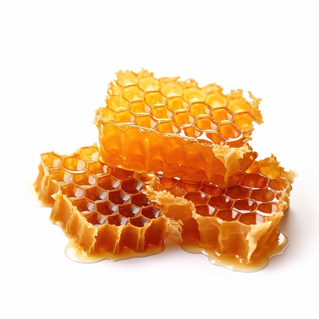 Favos de mel com mel