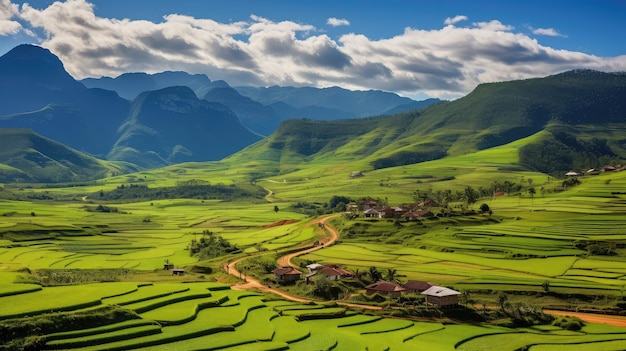 Fazenda de café no Brasil