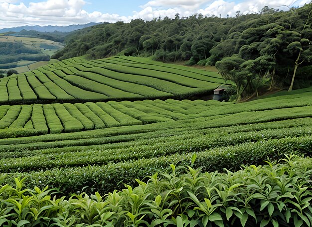 Foto fazenda de chá