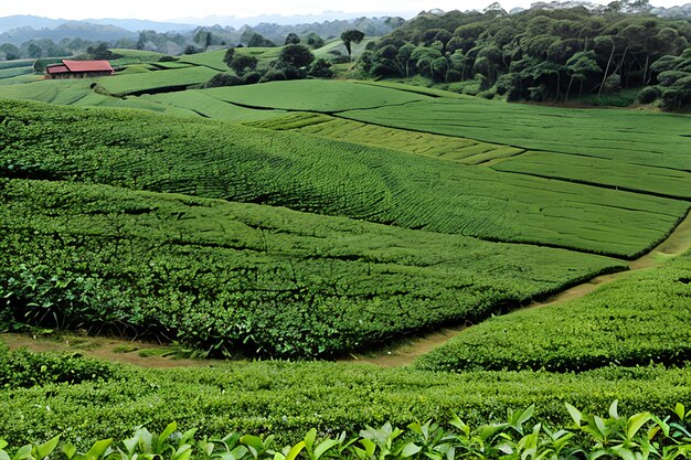 Fazenda de chá