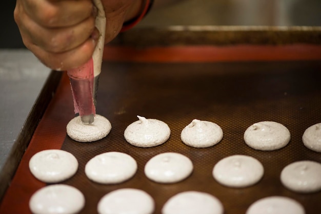 Fazendo macarons