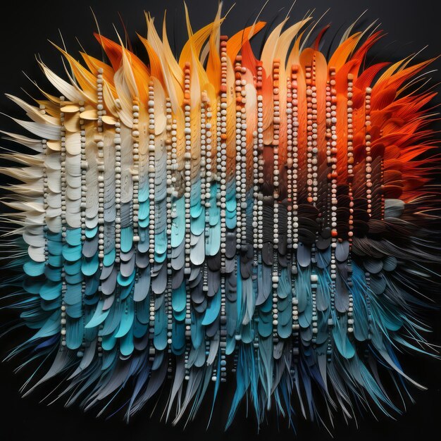 Foto feathery matrix revolutioniert tabellenblätter mit einzigartigen feather-basierten designs